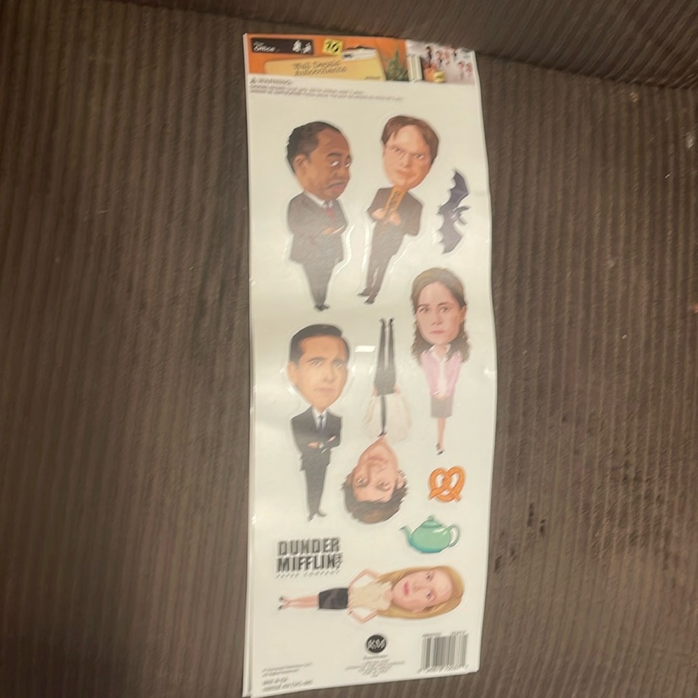 NWT the office WALL DECALS ONE SHEET